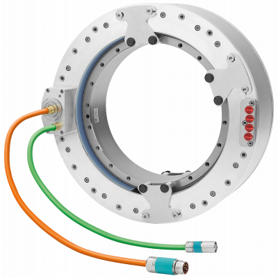 Статор SIMOTICS T integrated precision and power cooler  tangential cable outlet 2m  Diameter 440 mm  Length 110 mm  max. torque 716Nm  max. speed 590. 1FW61608TB055GC3