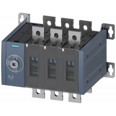 3KC transfer switching equipment, manually operated, MTSE, size: 4, 3-pole, Iu: 800 A, Ue .... 3KC03480QE000AA0