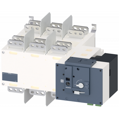 3KC transfer switching equipment, remote-controlled, RTSE, 3-pole, Iu: 2000 A, Ue AC: 415 V, .... 3KC43560JA210AA3