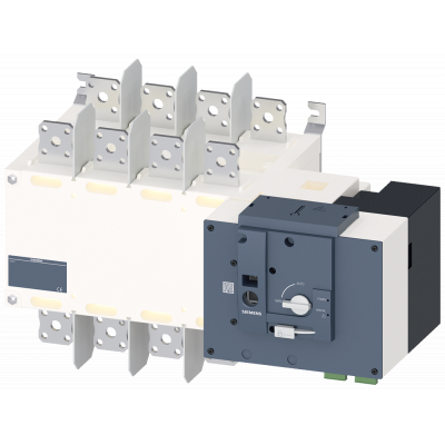 3KC transfer switching equipment, remote-controlled, RTSE, 4-pole, Iu: 1000 A, Ue AC: 415 V, .... 3KC44500FA210AA3