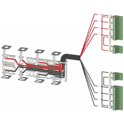 Accessories for 3KC8 voltage supply cable for top connection 4-pole.. 3KC98312