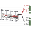 Accessories for 3KC8 voltage supply cable for top connection 4-pole.. 3KC98313