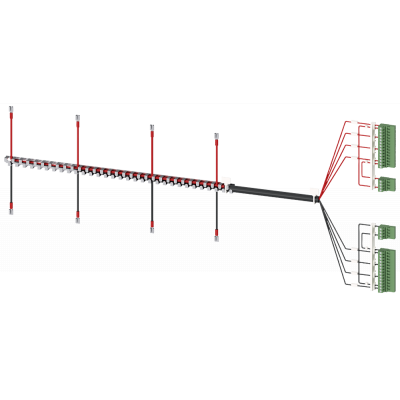 Accessories for 3KC8 voltage supply cable for top connection 4-pole.. 3KC98314