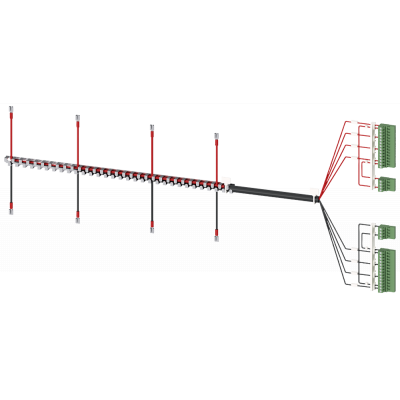 Accessories for 3KC8 voltage supply cable for top connection 4-pole.. 3KC98316