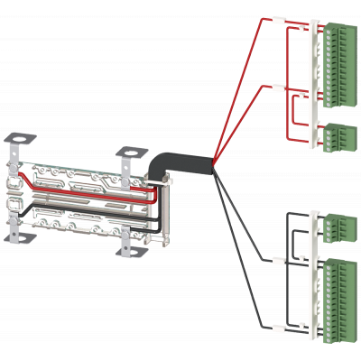 Accessories for 3KC8 voltage supply cable for top connection 2-pole.. 3KC98341