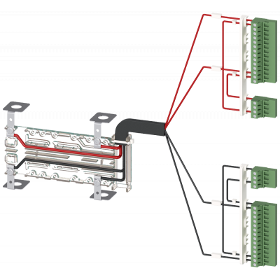 Accessories for 3KC8 voltage supply cable for top connection 2-pole.. 3KC98342