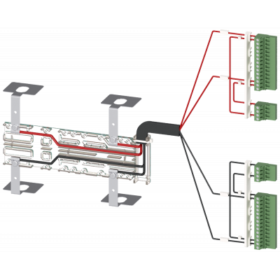 Accessories for 3KC8 voltage supply cable for top connection 2-pole.. 3KC98343