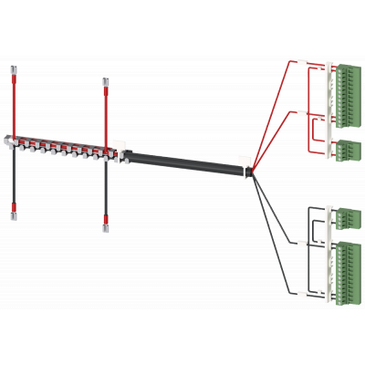 Accessories for 3KC8 voltage supply cable for top connection 2-pole.. 3KC98347