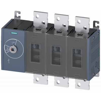 3KD switch disconnector, switch, size: 5, 3-pole, Iu: 1600 A, Ue AC:. 3KD54300RE100