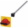 Accessories for 3KD size 1 door-coupling rotary op. mech. complete op. mech., yellow/red in.. 3KD91152