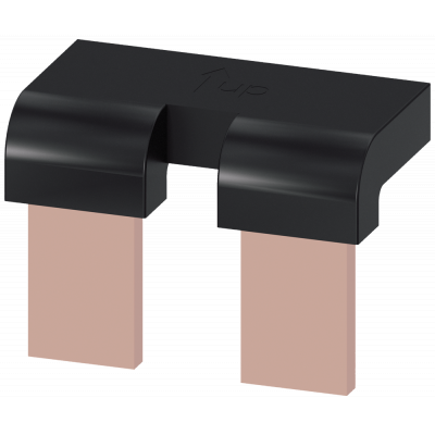 Accessories for 3KD size 1 bridging bar for series connection of 2 poles box terminals.. 3KD91181