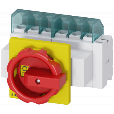 3LD switch disconnector, emergency stop switch, 6-pole, Iu: 25 A, operating power .... 3LD21034VP53