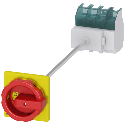 3LD switch disconnector, emergency stop switch, 4-pole, Iu: 63 A, operating power .... 3LD25141TL53