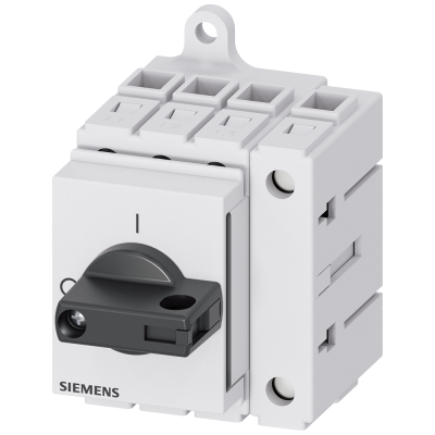 Switch disconnector 3LD3, Iu 16 A main switch 3-pole + N rated operational power.. 3LD30300TL11