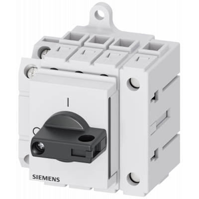 Switch disconnector 3LD3, Iu 16 A main switch 3-pole + N rated operational power.. 3LD30301TL11