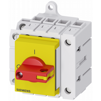 Switch disconnector 3LD3, Iu 16 A main switch 3-pole + N rated operational power.. 3LD30301TL13