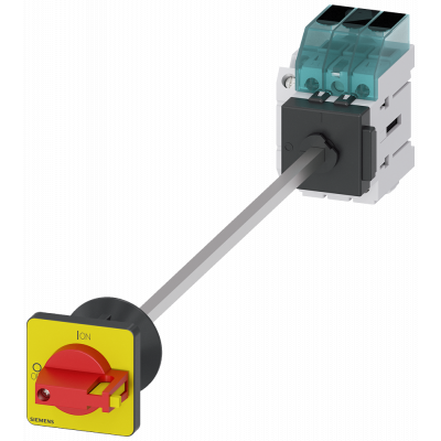 Switch disconnector 3LD3, Iu 16 A main switch 3-pole + rated operational power.. 3LD30401TK13