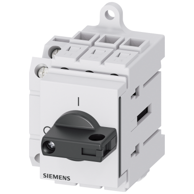 Switch disconnector 3LD3, Iu 25 A main switch 3-pole + rated operational power.. 3LD31301TK11