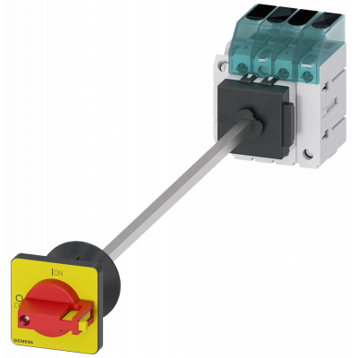 Switch disconnector 3LD3, Iu 25 A main switch 3-pole + N rated operational power.. 3LD31401TL13