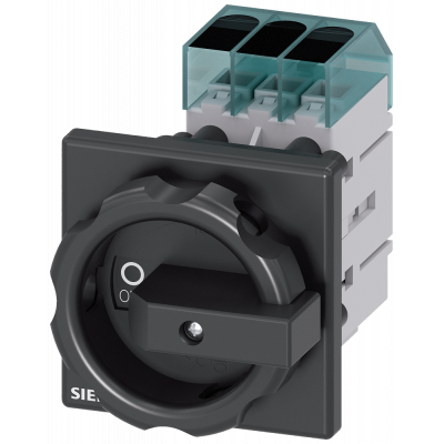 Switch disconnector 3LD3, Iu 32 A main switch 3-pole + rated operational power.. 3LD32540TK51