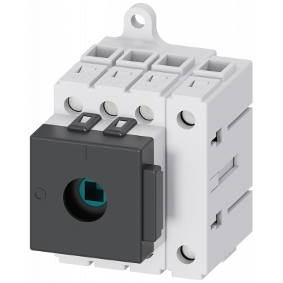 Switch disconnector 3LD3, Iu 40 A main switch 3-pole + N rated operational power.. 3LD33100TL05