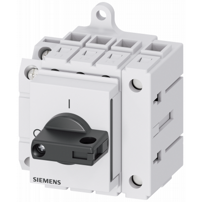 Switch disconnector 3LD3, Iu 40 A main switch 3-pole + N rated operational power.. 3LD33301TL11