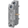 Auxiliary switch, 1 NO + 1 NC, lagging switching, with gold-plated contacts, .... 3LD92005BF