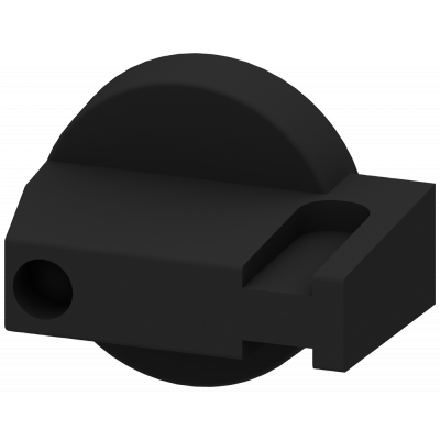 Selector switch, black knob, without masking frame, accessories for main and .... 3LD92031A