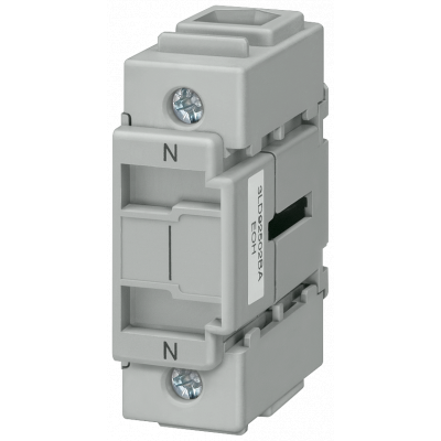 Neutral conductor/PE terminal, through-type, for front mounting, up to 32 A, .... 3LD92202B