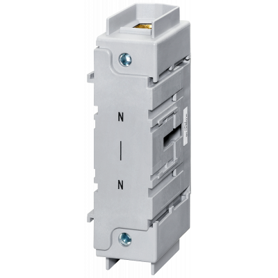 Neutral conductor/PE terminal, through-type, for front mounting, for 160 A and .... 3LD92402B