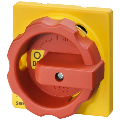 Rotary operating mechanism, selector switch red/yellow, for center-hole floor mounting, .... 3LD92843D