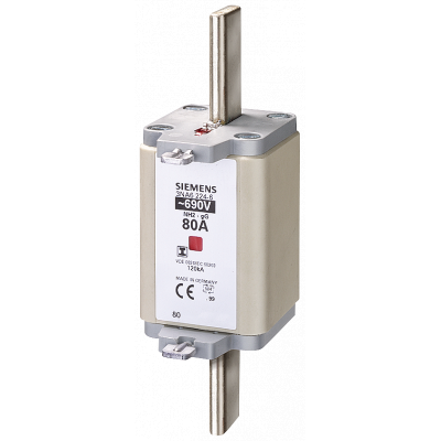 LV HRC fuse link, NH2, In: 80 A, gG, Un AC: 690 V, Un DC: 440 V, .... 3NA62246