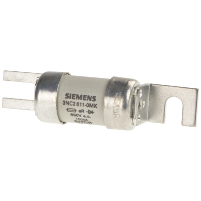 SITOR fuse link, with bolt-on links, In: 100 A, aR, Un AC: 690 V, Un.. 3NC26000MK