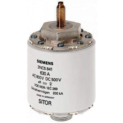 SITOR fuse link, with female thread and pin connector, In: 600 A, aR,.. 3NC5840