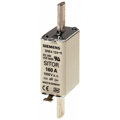 SITOR fuse link, with blade contacts, NH0, In: 32 A, gR, Un AC: 1000 V.. 3NE4101