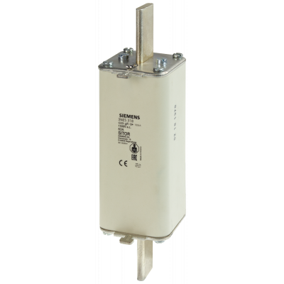 SITOR fuse link, In: 63 A, gR, Un AC: 1500 V, Un DC: 250 V, front indicator.. 3NE5318
