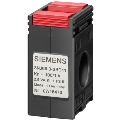 АКСЕССУАР ДЛЯ IN-LINE FUSE SWITCH DISCONNECT. PLUG-IN, CURRENT TRANSДЛЯMER 100/1A, CL. 1, 2.5 VA. 3NJ69203BD11