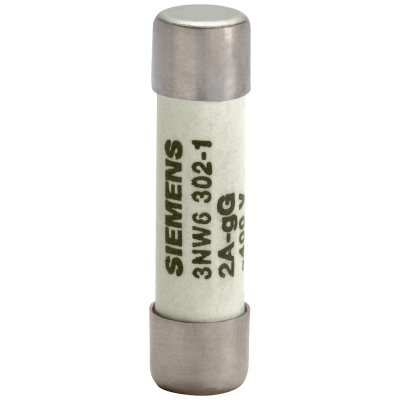 SENTRON, cylindrical fuse, 8 x 32 mm, 4 A, gG, Un AC: 400 V. 3NW63041