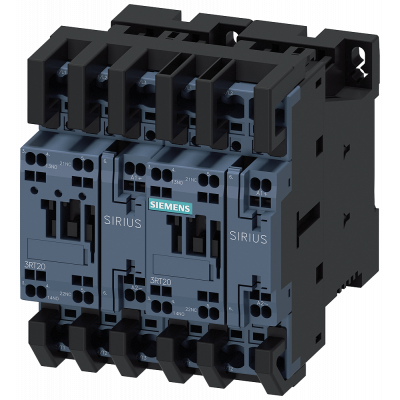 Reversing contactor assembly with IO-Link, AC3, 11 kW/400 V, 24 V DC 3-pole S0. 3RA23268XE302BB4