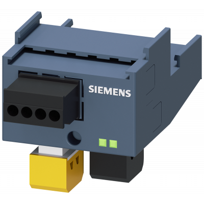 AS-i mounting module with 2 unassigned external inputs. 3RA69703C