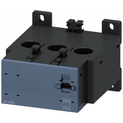 Current transformer 20-200 A for 3RB22/23/24 S6 contactor mounting/stand-alone installation. 3RB29562TG2