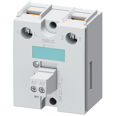 Semiconductor relay 3RF2, 1-phase, W=45 mm, 20 A 24-230 V/110-230 V AC. 3RF20201AA22