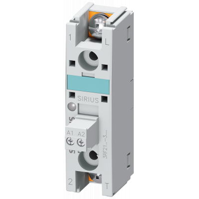 Semiconductor relay 3RF2, 1-phase, W=22.5 mm, 20 A 24-230 V/24 V DC. 3RF21203AA02