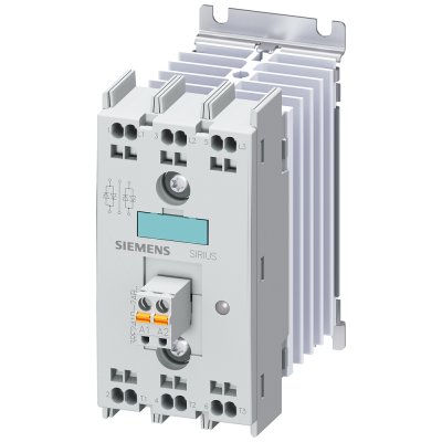 Solid-state contactor 3RF2, 3-ph. AC51 10 A 48-600 V/4-30 V DC 2-phase controlled. 3RF24102AB45