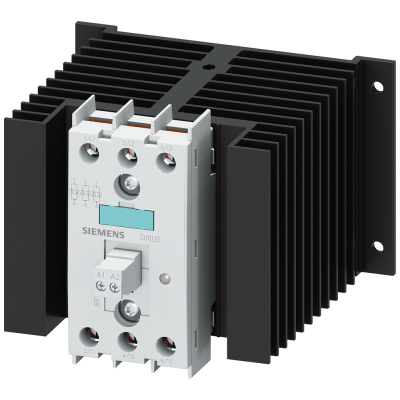 Solid-state contactor 3RF2, 3-ph. AC51 40 A 48-600 V/230 V AC 3-phase controlled. 3RF24401AC55