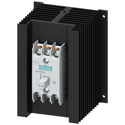 Solid-state contactor 3RF2, 3-ph. AC51 50 A 48-600 V/4-30 V DC 3-phase controlled. 3RF24503AC45