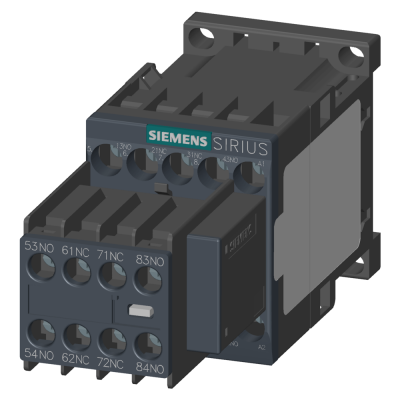 Contactor relay, 4 NO+4 NC, 120 V AC, 50/60 Hz, S00, screw terminal, with varistor. 3RH23441CK200KA0