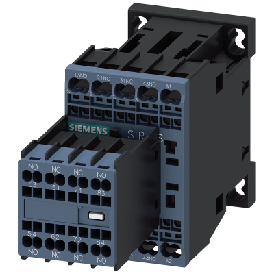 Contactor relay, 4 NO+4 NC, 230 V AC, 50/60 Hz, S00, spring-loaded terminal. 3RH23442AP000KA0