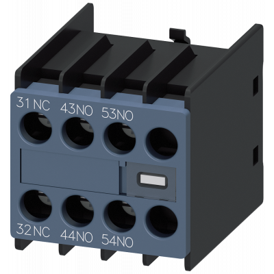 Auxiliary switch, 2 NO + 1 NC, current path 1 NC, 1 NO, 1 NO, special variant for contactors. 3RH29111YA210MA0