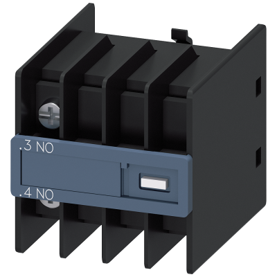 Auxiliary switch 1 NO, current path: 1 NO, 3RT2,.3/.4. 3RH29114HA10